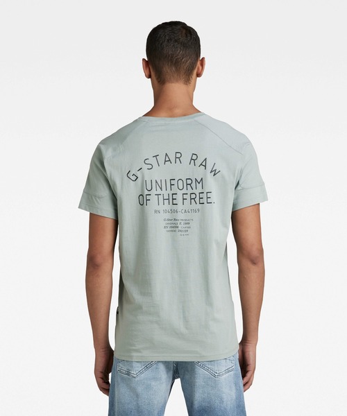 G-STAR(ジースター)の「KORPAZ LOGOS GRAPHIC T-SHIRT/ロゴT(Tシャツ/カットソー・メンズ・ホワイト系その他/グレー/ライトグリーン・X-SMALL/LARGE/SMALL/MEDIUM/X-LARGE)」の18枚目の写真