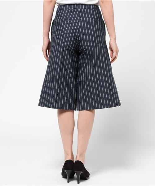 WEGO（ウィゴー）の「WEGO/ ストライプガウチョパンツ（その他パンツ・レディース・ブラック/ブルー・FREE）」の5枚目の写真