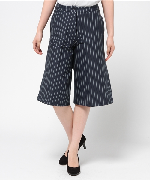 WEGO（ウィゴー）の「WEGO/ ストライプガウチョパンツ（その他パンツ・レディース・ブラック/ブルー・FREE）」の14枚目の写真