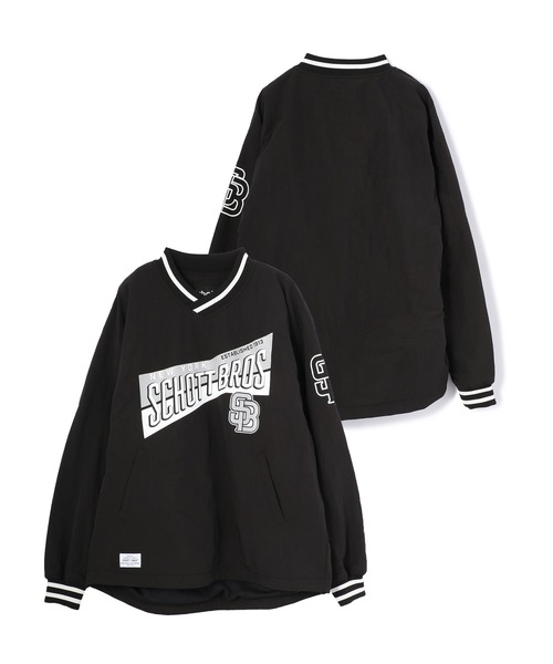 Schott(ショット)の「【WEB LIMITED】Schott/ショット/ AWARD PULLOVER JACKET/ナイロン プルオーバー ジャケット(ブルゾン・メンズ・ブラック/ダークグリーン/ブルー系その他/イエロー・MEDIUM/LARGE/X-LARGE/XX-LARGE)」の5枚目の写真