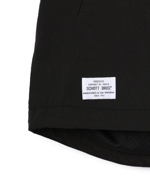 Schott(ショット)の「【WEB LIMITED】Schott/ショット/ AWARD PULLOVER JACKET/ナイロン プルオーバー ジャケット(ブルゾン・メンズ・ブラック/ダークグリーン/ブルー系その他/イエロー・MEDIUM/LARGE/X-LARGE/XX-LARGE)」の16枚目の写真