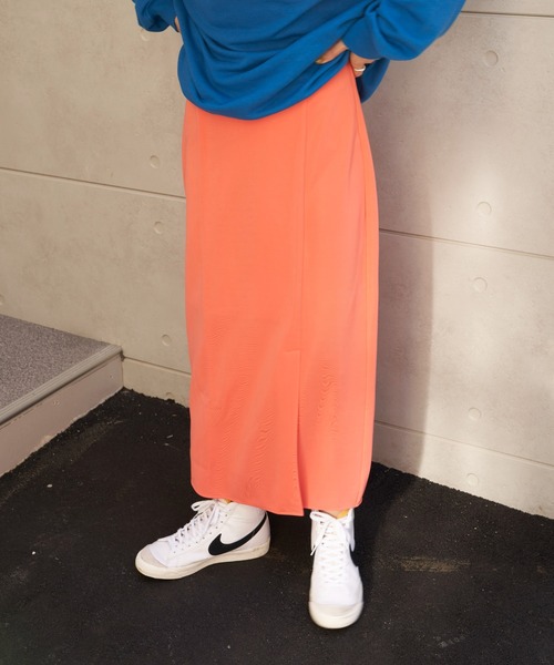 Auntie Rosa Holiday(アンティローザホリデー)の「フロントスリットタイトスカート(スカート・レディース・ブラック/ピンク/ブルー・FREE)」の7枚目の写真