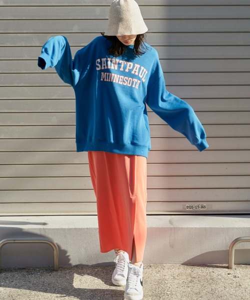 Auntie Rosa Holiday(アンティローザホリデー)の「フロントスリットタイトスカート(スカート・レディース・ブラック/ピンク/ブルー・FREE)」の10枚目の写真