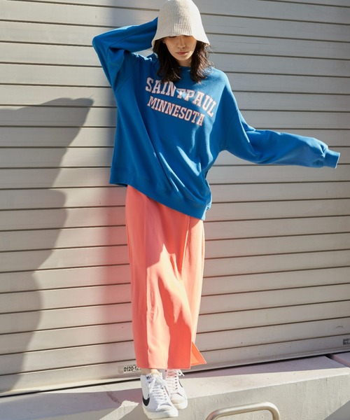 Auntie Rosa Holiday(アンティローザホリデー)の「フロントスリットタイトスカート(スカート・レディース・ブラック/ピンク/ブルー・FREE)」の13枚目の写真