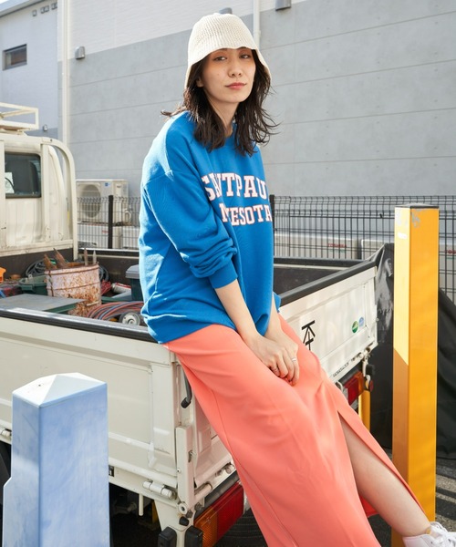 Auntie Rosa Holiday(アンティローザホリデー)の「フロントスリットタイトスカート(スカート・レディース・ブラック/ピンク/ブルー・FREE)」の14枚目の写真