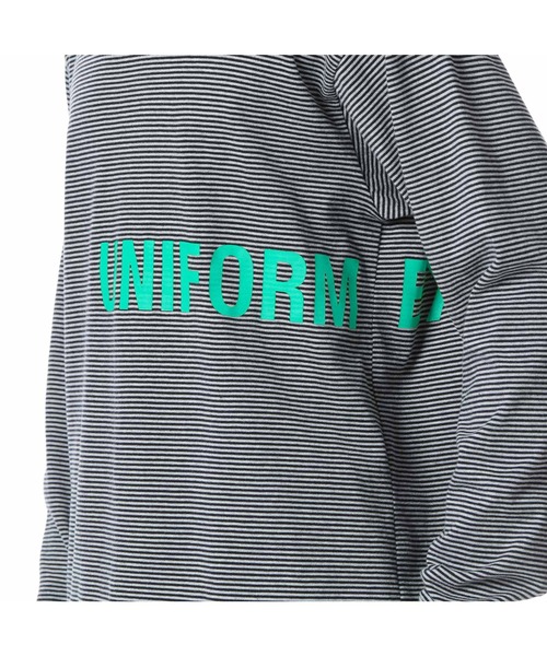 uniform experiment（ユニフォームエクスペリメント）の「L/S TRIM COLOR BORDER TEE（Tシャツ/カットソー・メンズ・ブラック/ネイビー/グレー・1/2/3/4）」の13枚目の写真