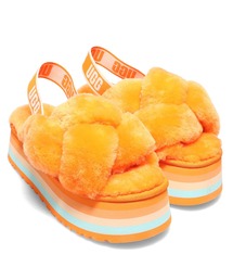 UGG | UGG W DISCO KNOT SLIDE / アグ ディスコ ノット スライド(サンダル)
