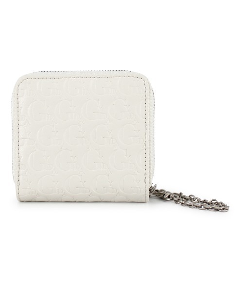 GYDA（ジェイダ）の「GYDA(ジェイダ) ラウンド二つ折り財布 エンボス GY-W032 レディース サイフ 財布 ブランド（財布・レディース・アイボリー/ブラック/キャメル・FREE）」の9枚目の写真