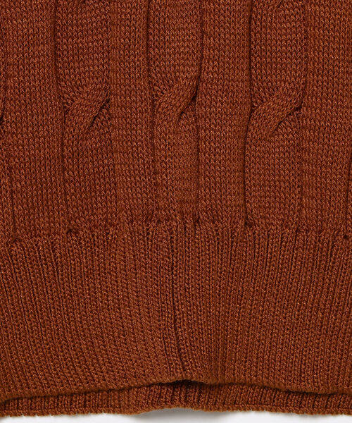 BEAMS F（ビームスエフ）の「RAffa MOLINA × BEAMS F / 別注 ケーブル クルーネックニット（ニット/セーター・メンズ・ベージュ/ブルー系その他3/オレンジ系その他7・MEDIUM/LARGE）」の16枚目の写真
