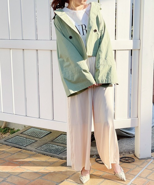 Banner Barrett（バナーバレット）の「ショートトレンチコート（トレンチコート・レディース・カーキ/ベージュ・38）」の3枚目の写真