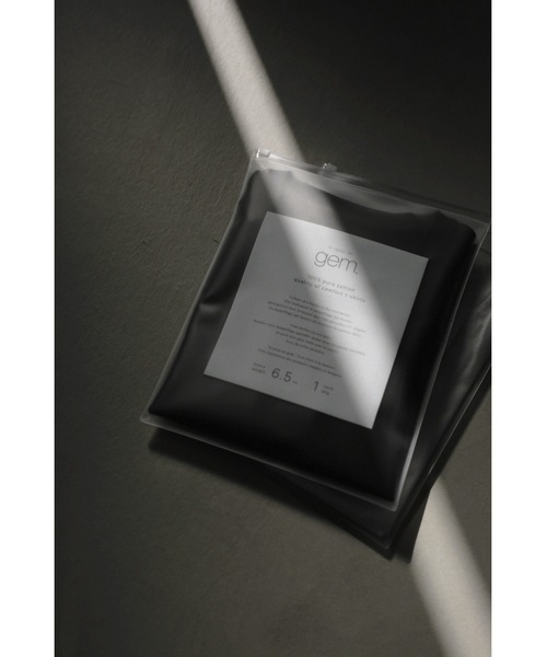 LA PEAU DE GEM（ラポドゥジェム）の「【la peau de gem.】6.5oz ショートスリーブパックTEE（Tシャツ/カットソー・レディース・ホワイト/ブラック・M/L）」の6枚目の写真