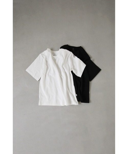 LA PEAU DE GEM（ラポドゥジェム）の「【la peau de gem.】6.5oz ショートスリーブパックTEE（Tシャツ/カットソー・レディース・ホワイト/ブラック・M/L）」の8枚目の写真