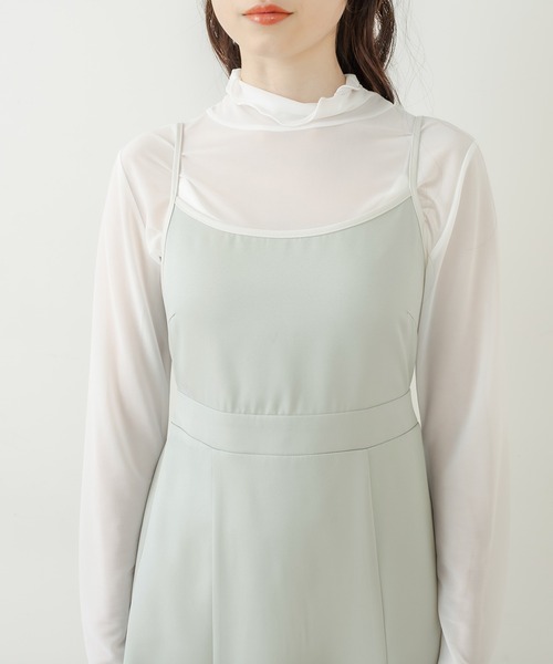 OLIVE des OLIVE（オリーブデオリーブ）の「【WEB限定】配色バックリボンジャンスカ（ジャンパースカート・レディース・ブラック/アイボリー/ミント・FREE）」の16枚目の写真