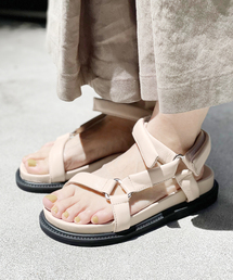【CAMINANDO/カミナンド】STRAP SOLIDES サンダル