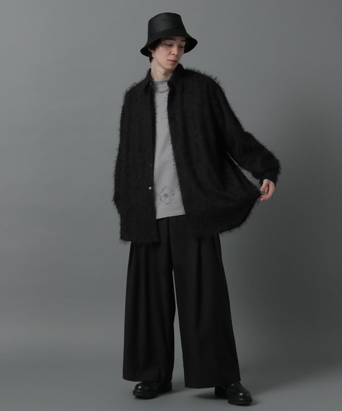 HARE(ハレ)の「BOXタックワイドパンツ(HARE)(その他パンツ・メンズ・ブラック/ブラウン/グレー・SMALL/MEDIUM)」の5枚目の写真