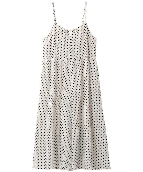 MILKFED.（ミルクフェド）の「POLKA DOT CAMISOLE ALL IN ONE（つなぎ/オールインワン・レディース・ホワイト/ネイビー・ONE SIZE）」の6枚目の写真