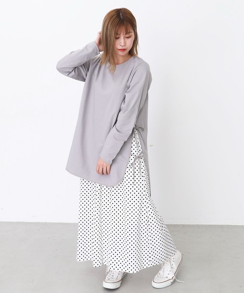 MILKFED.（ミルクフェド）の「POLKA DOT CAMISOLE ALL IN ONE（つなぎ/オールインワン・レディース・ホワイト/ネイビー・ONE SIZE）」の12枚目の写真