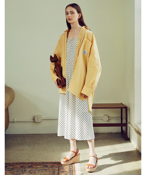 MILKFED.（ミルクフェド）の「POLKA DOT CAMISOLE ALL IN ONE（つなぎ/オールインワン・レディース・ホワイト/ネイビー・ONE SIZE）」の16枚目の写真