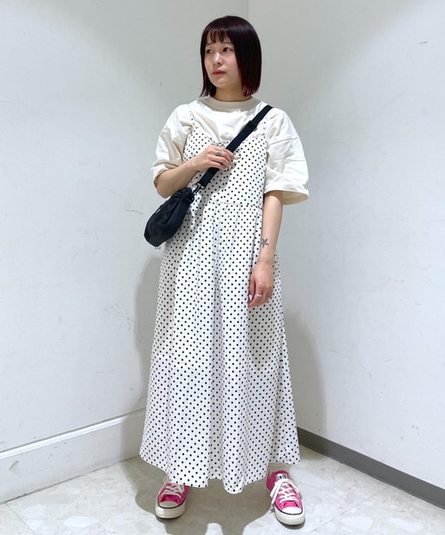 MILKFED.（ミルクフェド）の「POLKA DOT CAMISOLE ALL IN ONE（つなぎ/オールインワン・レディース・ホワイト/ネイビー・ONE SIZE）」の18枚目の写真