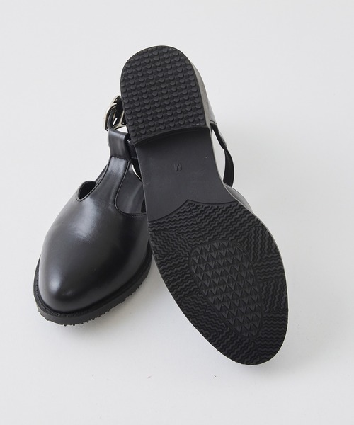 mooimooi（モーイモーイ）の「Tストラップシューズ（ドレスシューズ・レディース・ブラック/ナチュラル・S/M/L/LL）」の11枚目の写真