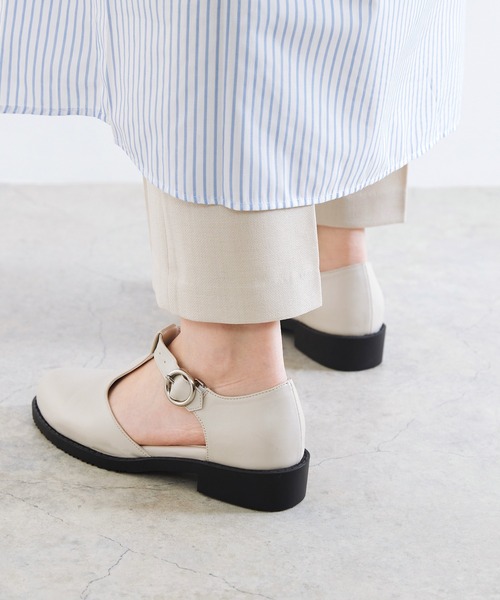 mooimooi（モーイモーイ）の「Tストラップシューズ（ドレスシューズ・レディース・ブラック/ナチュラル・S/M/L/LL）」の18枚目の写真