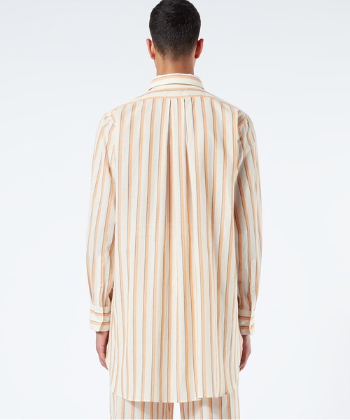 VIKTOR&ROLF（ヴィクター&ロルフ）の「VIKTOR&ROLF(ヴィクター＆ロルフ)ストライププルオーバーロングシャツ（シャツ/ブラウス・メンズ・ホワイト・46/48）」の6枚目の写真