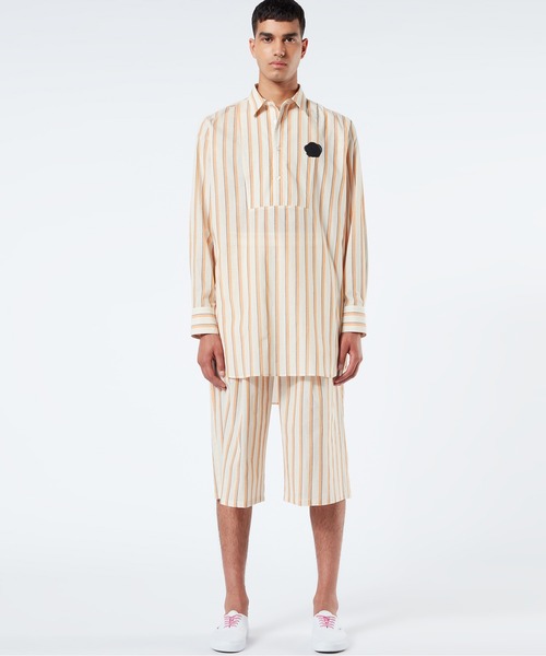 VIKTOR&ROLF（ヴィクター&ロルフ）の「VIKTOR&ROLF(ヴィクター＆ロルフ)ストライププルオーバーロングシャツ（シャツ/ブラウス・メンズ・ホワイト・46/48）」の7枚目の写真
