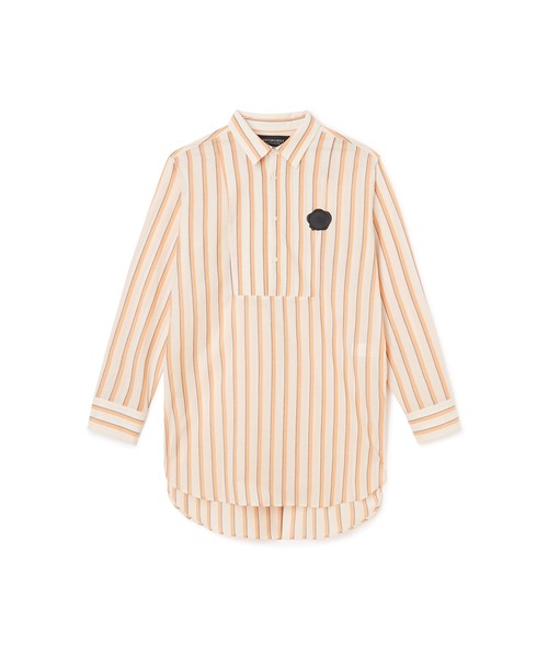 VIKTOR&ROLF（ヴィクター&ロルフ）の「VIKTOR&ROLF(ヴィクター＆ロルフ)ストライププルオーバーロングシャツ（シャツ/ブラウス・メンズ・ホワイト・46/48）」の2枚目の写真