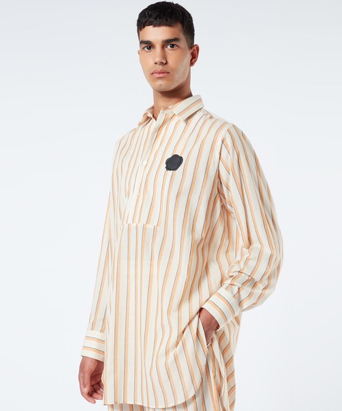VIKTOR&ROLF（ヴィクター&ロルフ）の「VIKTOR&ROLF(ヴィクター＆ロルフ)ストライププルオーバーロングシャツ（シャツ/ブラウス・メンズ・ホワイト・46/48）」の8枚目の写真