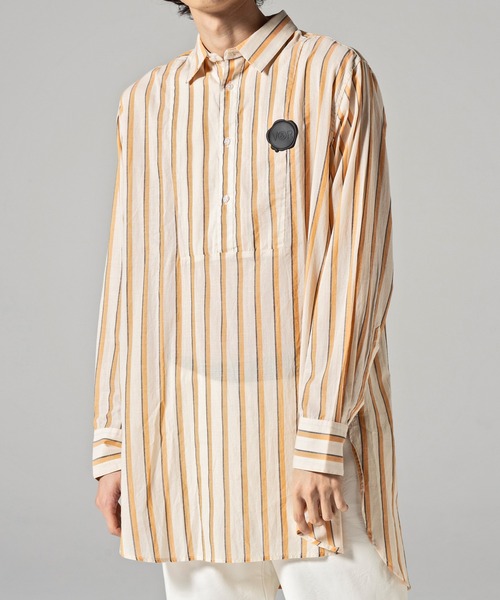 VIKTOR&ROLF（ヴィクター&ロルフ）の「VIKTOR&ROLF(ヴィクター＆ロルフ)ストライププルオーバーロングシャツ（シャツ/ブラウス・メンズ・ホワイト・46/48）」の15枚目の写真