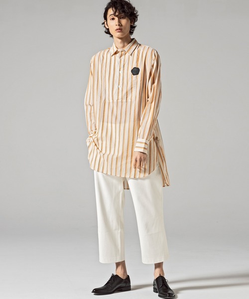 VIKTOR&ROLF（ヴィクター&ロルフ）の「VIKTOR&ROLF(ヴィクター＆ロルフ)ストライププルオーバーロングシャツ（シャツ/ブラウス・メンズ・ホワイト・46/48）」の12枚目の写真