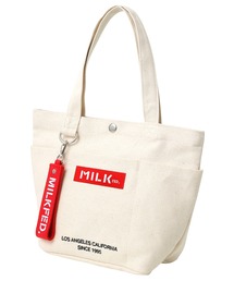 MILKFED. | MULTI POCKET MINI TOTE / ミニトートバッグ　ロゴチャーム付き(トートバッグ)