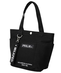 MILKFED. | MULTI POCKET MINI TOTE / ミニトートバッグ　ロゴチャーム付き(トートバッグ)