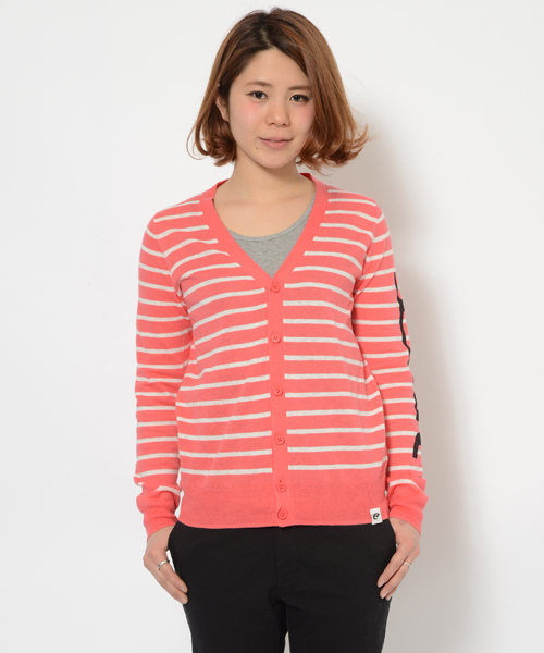 X-girl(エックスガール)の「【mini6月号掲載】SUMMER KNIT CARDIGAN(カーディガン/ボレロ・レディース・ホワイト/ブラック/ピンク・2/1)」の9枚目の写真