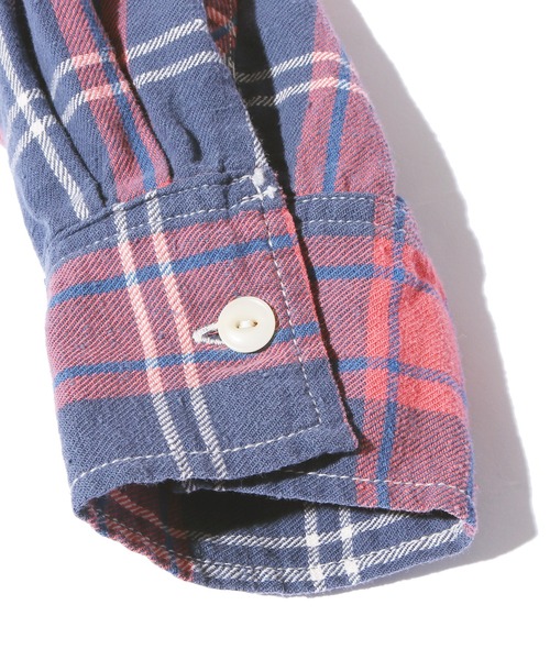 【REMI RELIEF/レミレリーフ】 CHECK SHIRT REMI RELIEF/レミ レリーフ】 CHECK SHIRT（シャツ／ブラウス）｜L