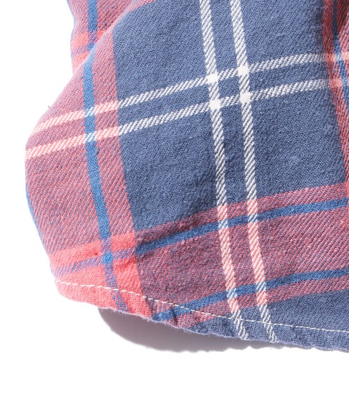 REMI RELIEF(レミレリーフ)の「REMI RELIEF/レミレリーフ NEP CHECK REGULAR SHIRTS ネップチェックレギュラーシャツ(シャツ/ブラウス・メンズ・モカ/イエロー/ブルー系その他・L/XL/M)」の10枚目の写真