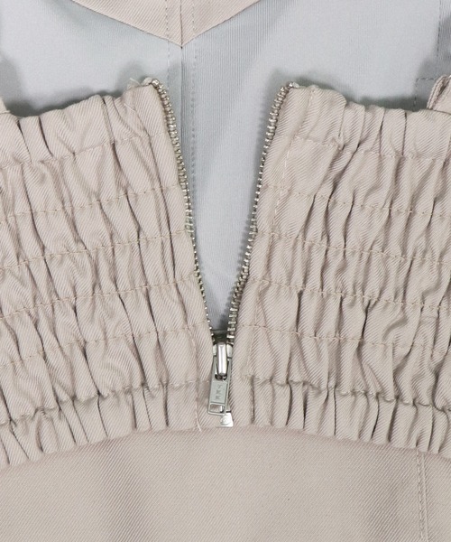 &g'aime(アンジェム)の「【&g’aime】カップ付きバックオープンビスチェ(Tシャツ/カットソー・レディース・ブラック/グレイッシュベージュ/チャコール・FREE)」の14枚目の写真