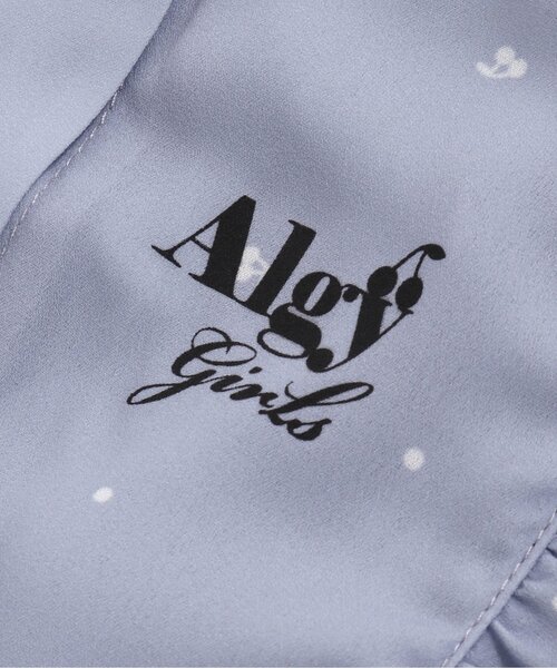 algy(アルジー)の「チェリー柄フリルワンピ(ワンピース・キッズ・ラベンダー/オフホワイト・SMALL/MEDIUM/XXX-SMALL/XX-SMALL/X-SMALL)」の6枚目の写真