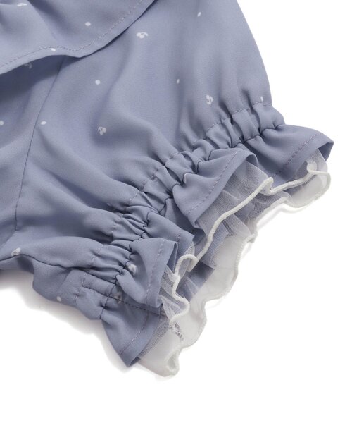 algy(アルジー)の「チェリー柄フリルワンピ(ワンピース・キッズ・ラベンダー/オフホワイト・SMALL/MEDIUM/XXX-SMALL/XX-SMALL/X-SMALL)」の8枚目の写真