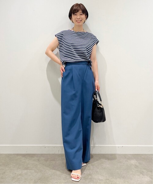 ネイチャーウーステッドワイドパンツ