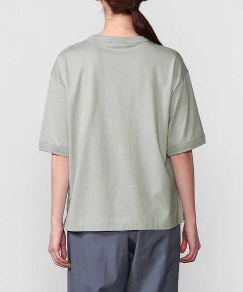 handvaerk（ハンドバーク）の「handvaerk | 60/2 クルーネックTシャツ WOMEN（Tシャツ/カットソー・レディース・Nat/ライトグレー/グレー/ホワイト・SMALL）」の16枚目の写真