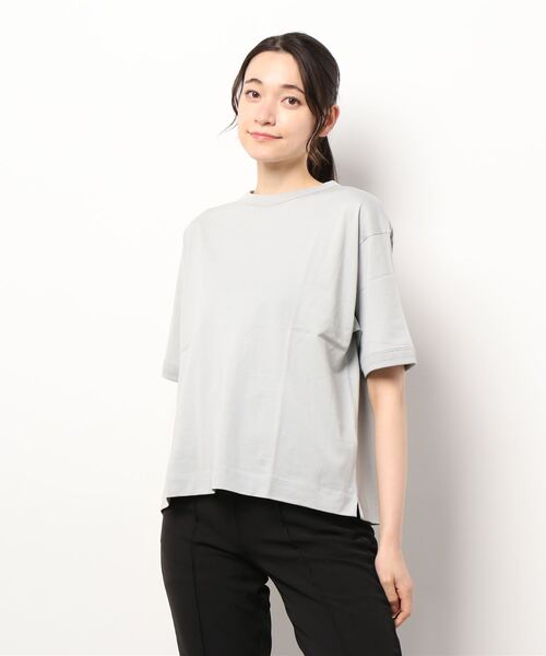 handvaerk（ハンドバーク）の「handvaerk | 60/2 クルーネックTシャツ WOMEN（Tシャツ/カットソー・レディース・Nat/ライトグレー/グレー/ホワイト・SMALL）」の8枚目の写真