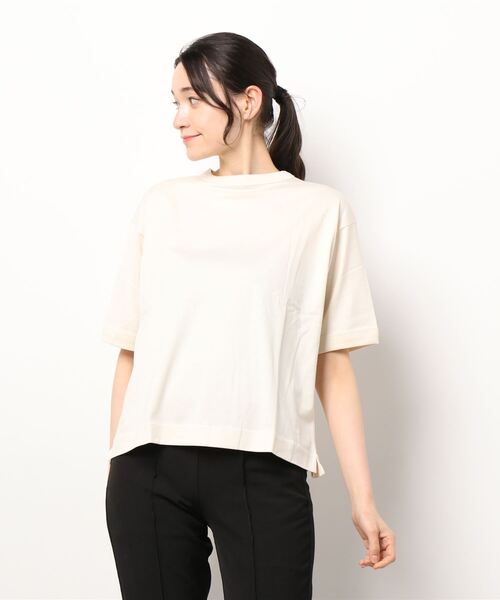 handvaerk（ハンドバーク）の「handvaerk | 60/2 クルーネックTシャツ WOMEN（Tシャツ/カットソー・レディース・Nat/ライトグレー/グレー/ホワイト・SMALL）」の7枚目の写真