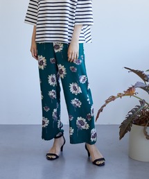 AMERICAN HOLIC | 花柄ストレートパンツ(その他パンツ)