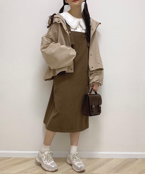 Cham.(チャム)の「ビッグカラーブラウス(シャツ/ブラウス・レディース・ベージュ/オフホワイト・F)」の7枚目の写真