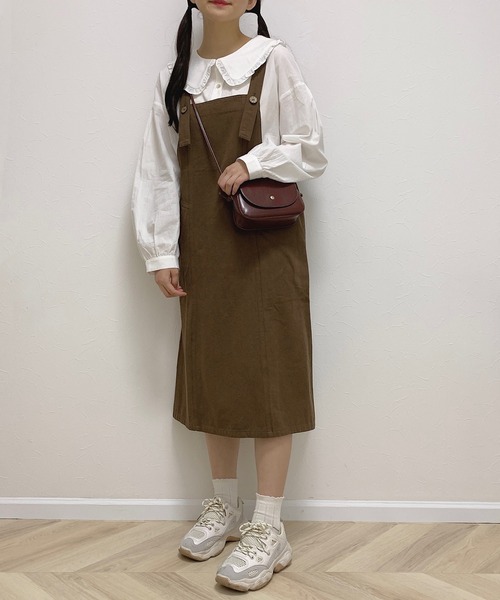 Cham.(チャム)の「ビッグカラーブラウス(シャツ/ブラウス・レディース・ベージュ/オフホワイト・F)」の10枚目の写真