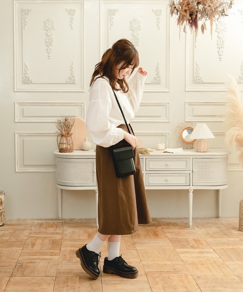 Cham.(チャム)の「ビッグカラーブラウス(シャツ/ブラウス・レディース・ベージュ/オフホワイト・F)」の17枚目の写真