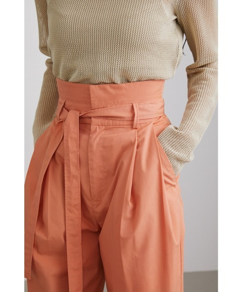 STYLEMIXER（スタイルミキサー）の「ハイウエストベルトワイドパンツ（その他パンツ・レディース・ベージュ/ブラック/オレンジ・MEDIUM/X-SMALL/SMALL）」の19枚目の写真