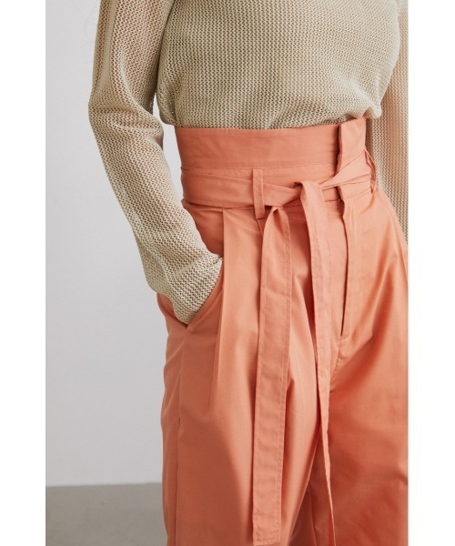 STYLEMIXER（スタイルミキサー）の「ハイウエストベルトワイドパンツ（その他パンツ・レディース・ベージュ/ブラック/オレンジ・MEDIUM/X-SMALL/SMALL）」の20枚目の写真