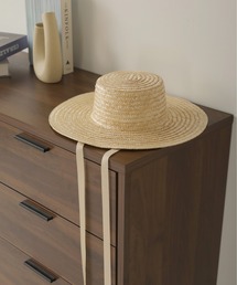 Bab | リボン付きストローハット(ハット)